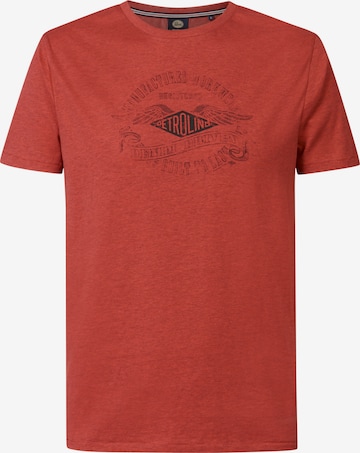 T-Shirt 'Tranquil' Petrol Industries en rouge : devant