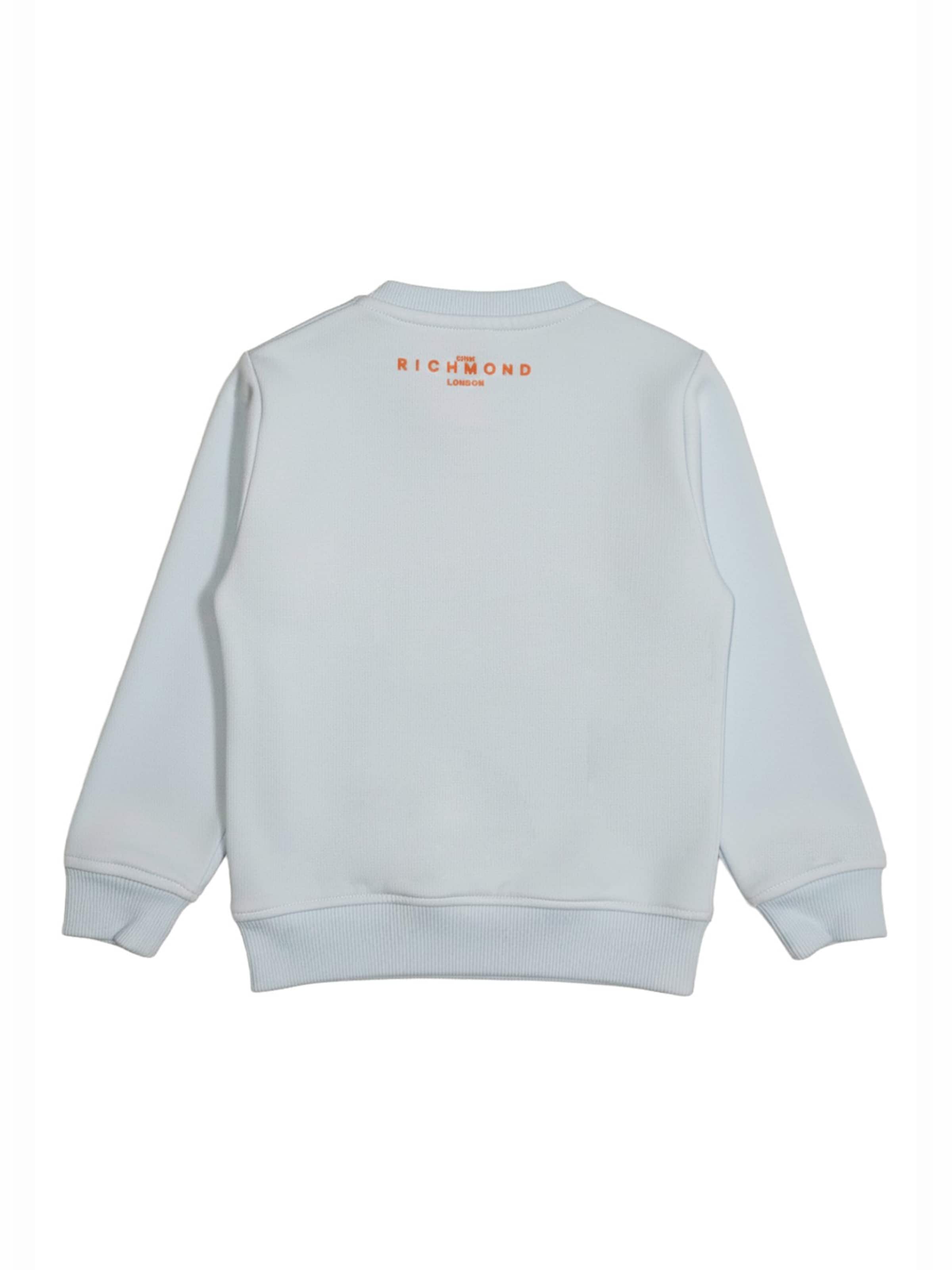 John Richmond Sweatshirt 'Felpa girocollo celeste per neonato' in Blauw