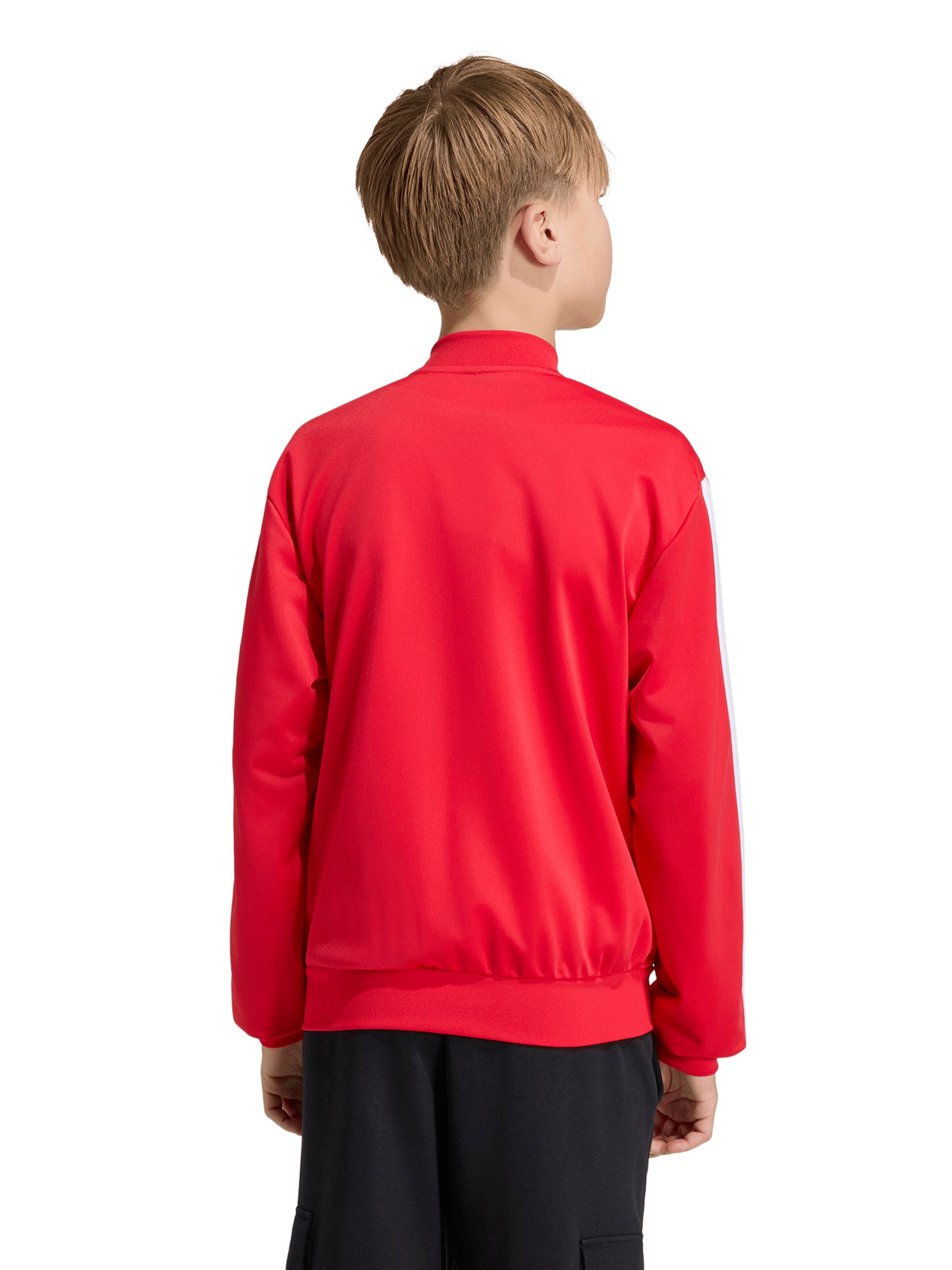 Bluză cu fermoar sport de la ADIDAS SPORTSWEAR pe roșu