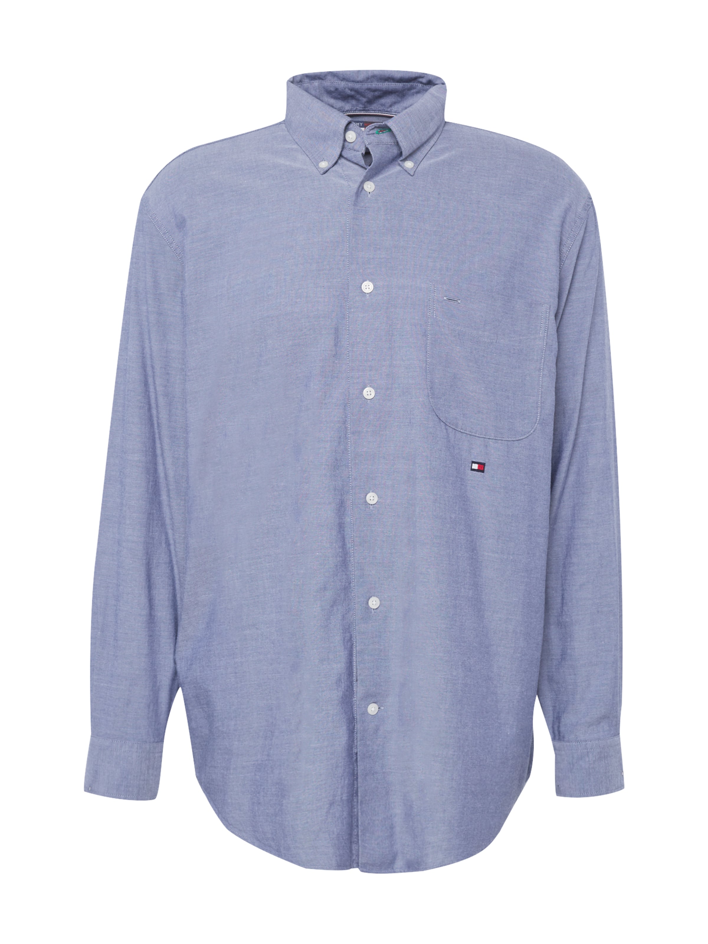 TOMMY HILFIGER Regular fit Overhemd in Blauw: voorkant