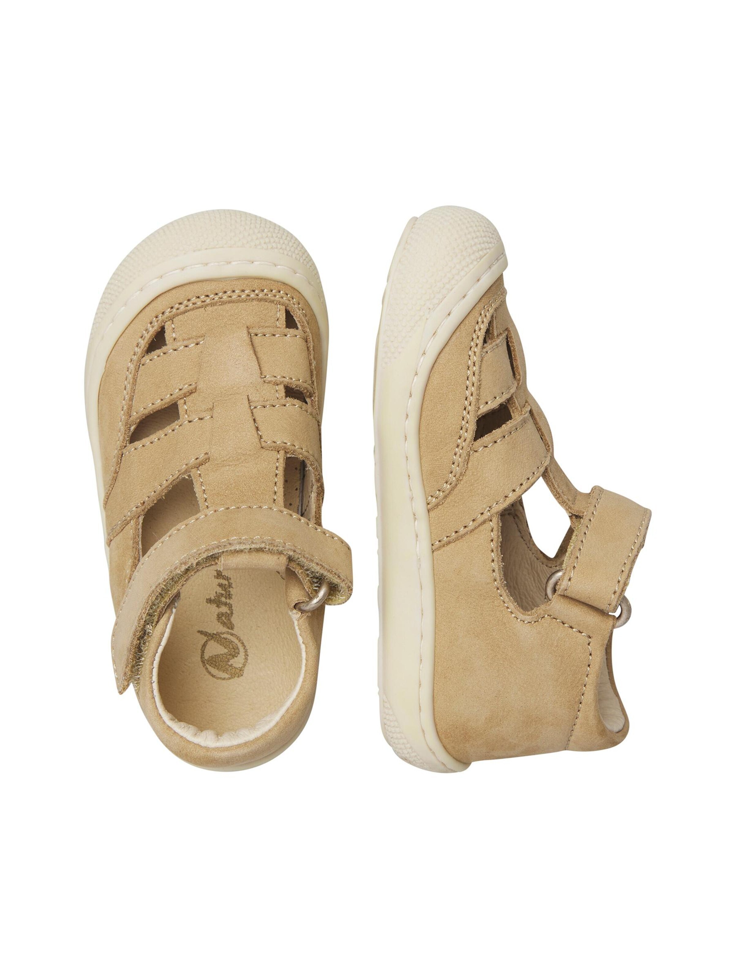 NATURINO Open shoes 'WAD' in Beige