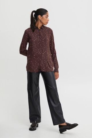 ICHI Blouse 'Vera' in Brown