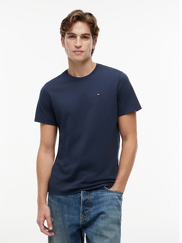 T-Shirt Tommy Jeans en bleu : devant