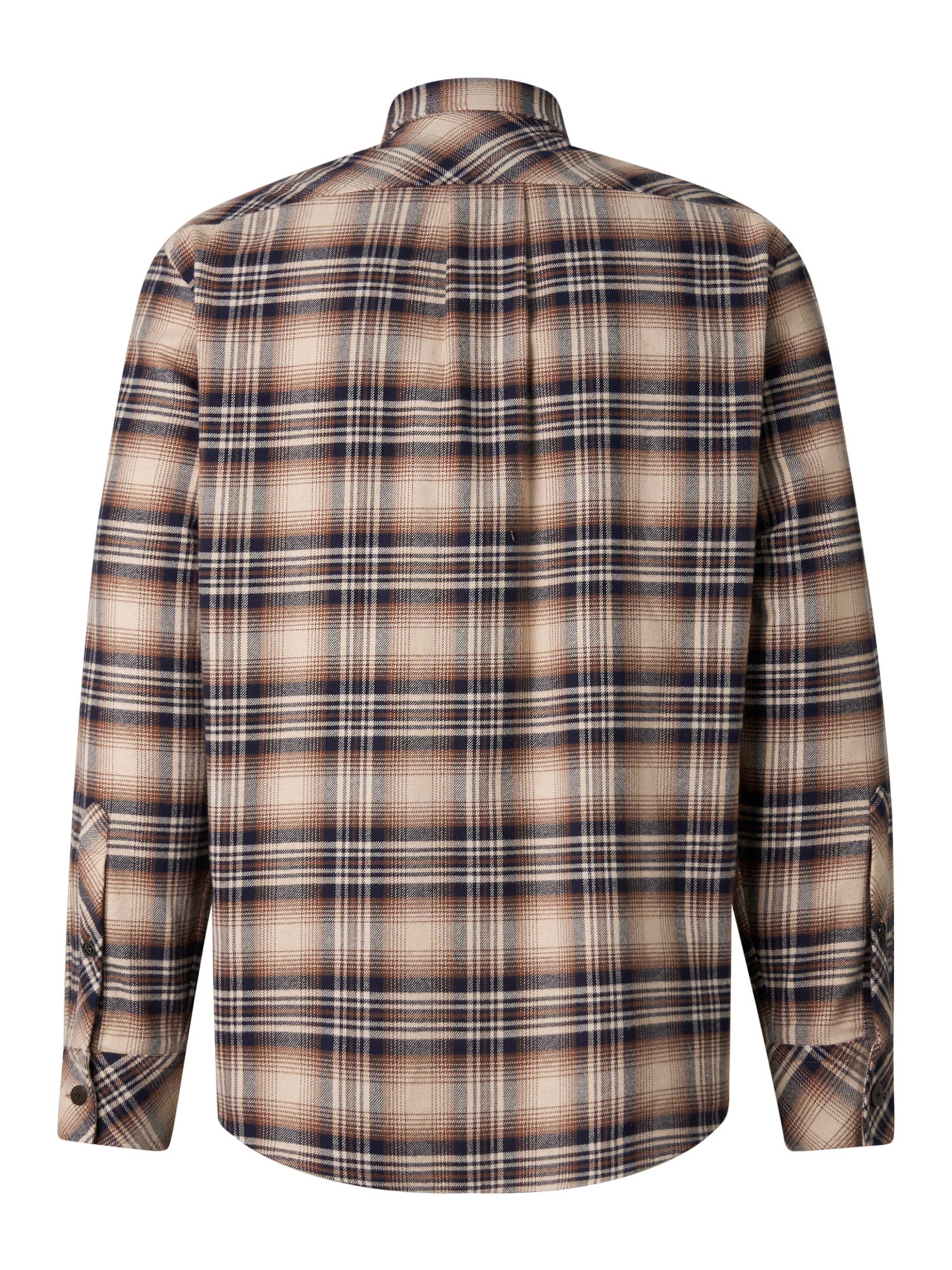 BOGNER Comfort fit Button Up Shirt 'Heiko' in Beige