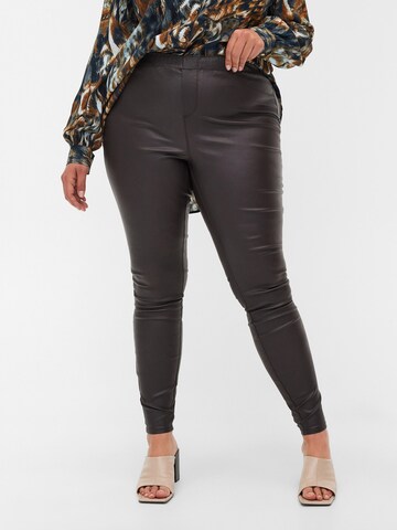 Skinny Leggings di Zizzi in marrone