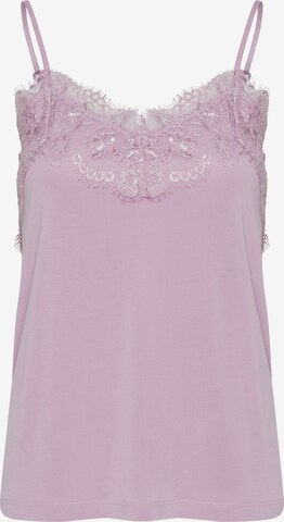 ICHI Top in Purple: front