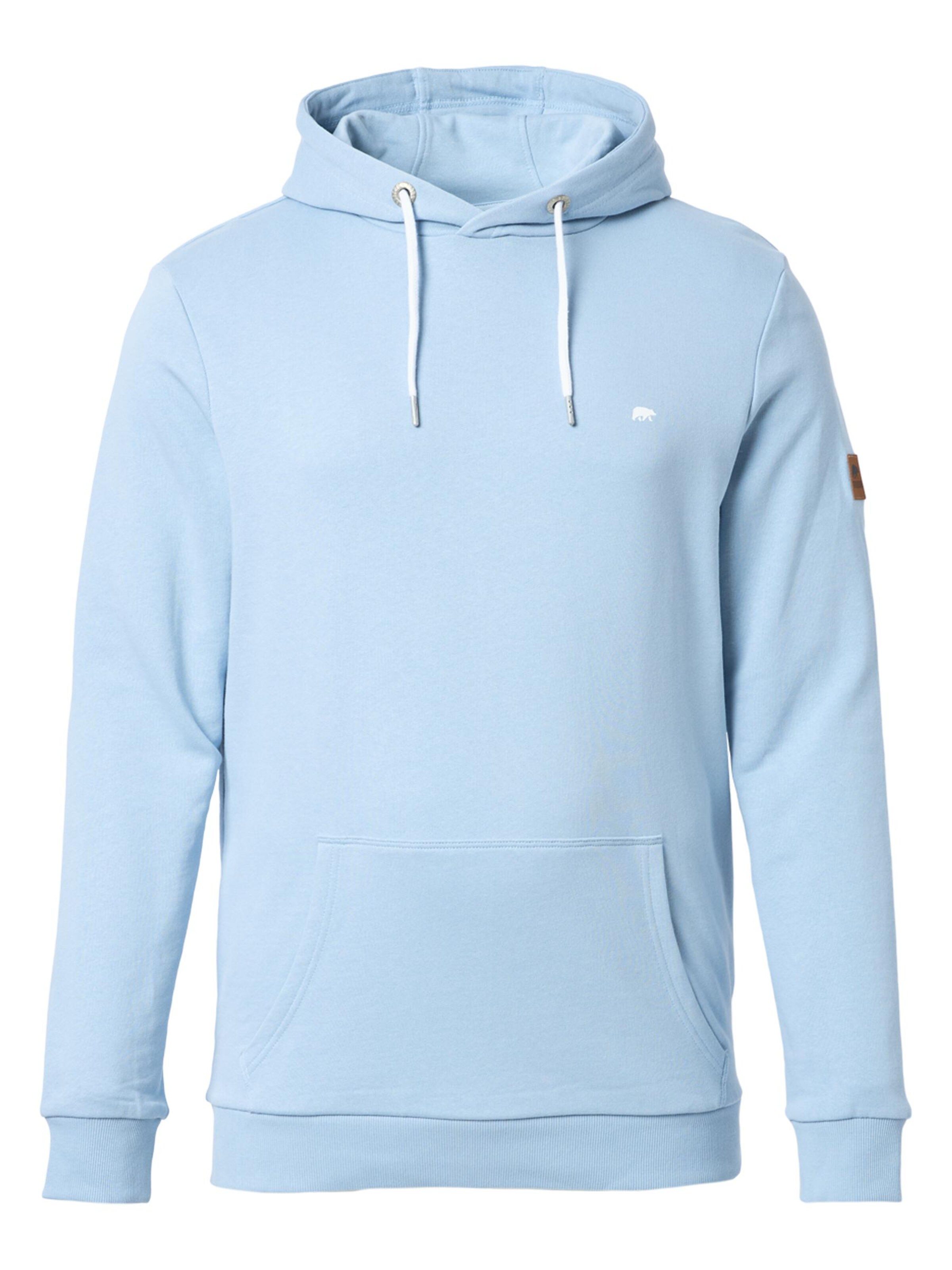 FORSBERG Sweatshirt 'Hoodie mit Logo auf Brust und Rücken' in Blue