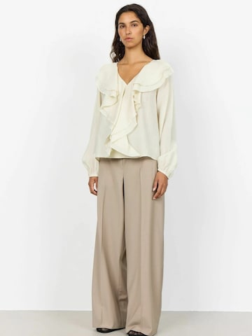 Wide Leg Pantalon à plis 'Irmelin' Levete Room en beige