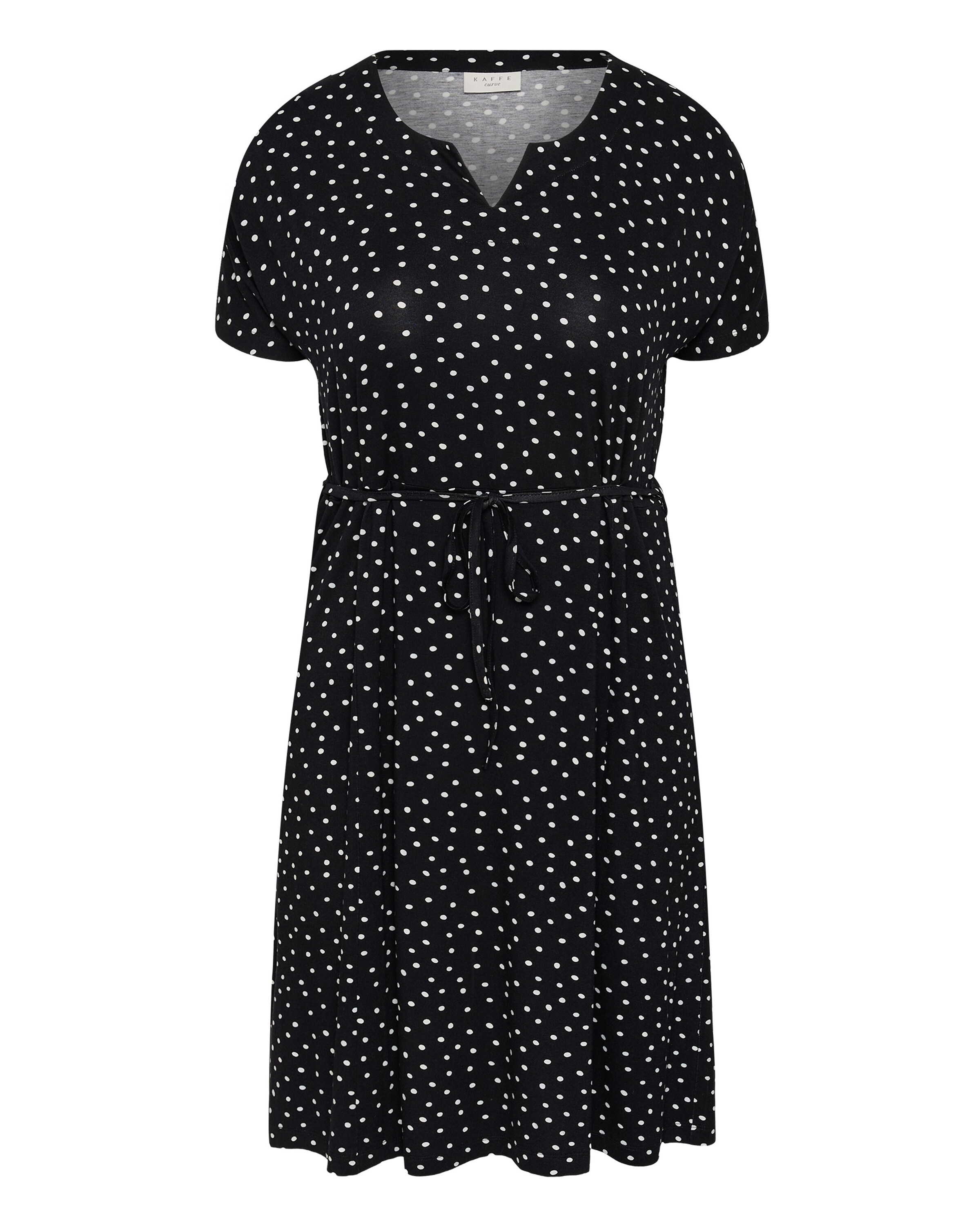 KAFFE CURVE Vestido 'KCmella' em 40 em preto / branco, Vista do artigo