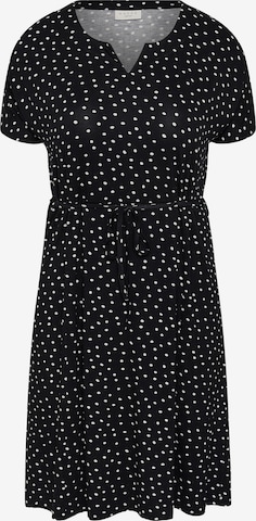 Robe 'KCmella' KAFFE CURVE en noir : devant