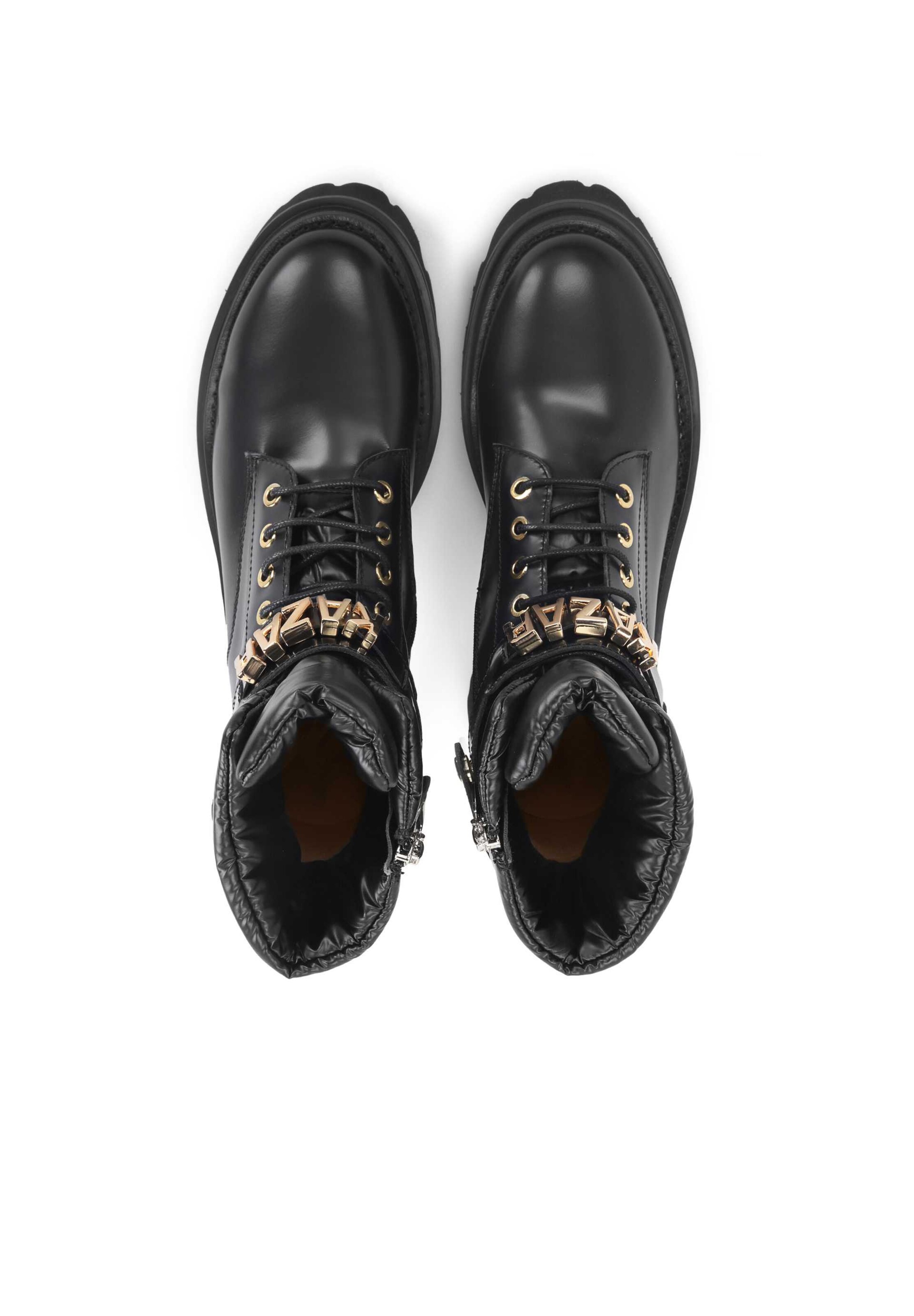 Kazar Lace-up bootie in Black