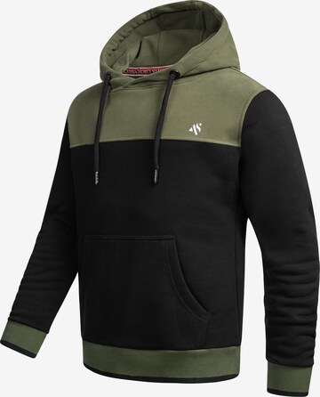 Alessandro Salvarini Alessandro Salvarini Herren Hoodie AS315 ' ' in Schwarz