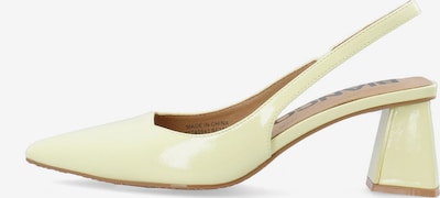 Bianco Slingpumps 'Maralyn' in hellgelb, Produktansicht