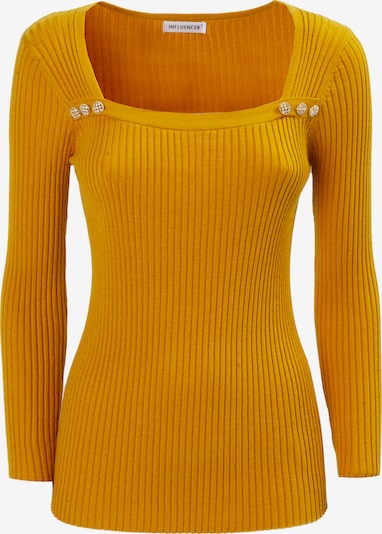 Influencer Sweater in XL in Curry / Dark yellow, Item view