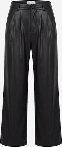 CHOLIDOU Wide leg Broek in Zwart: voorkant