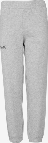 SPALDING Sportovní kalhoty – šedá: přední strana