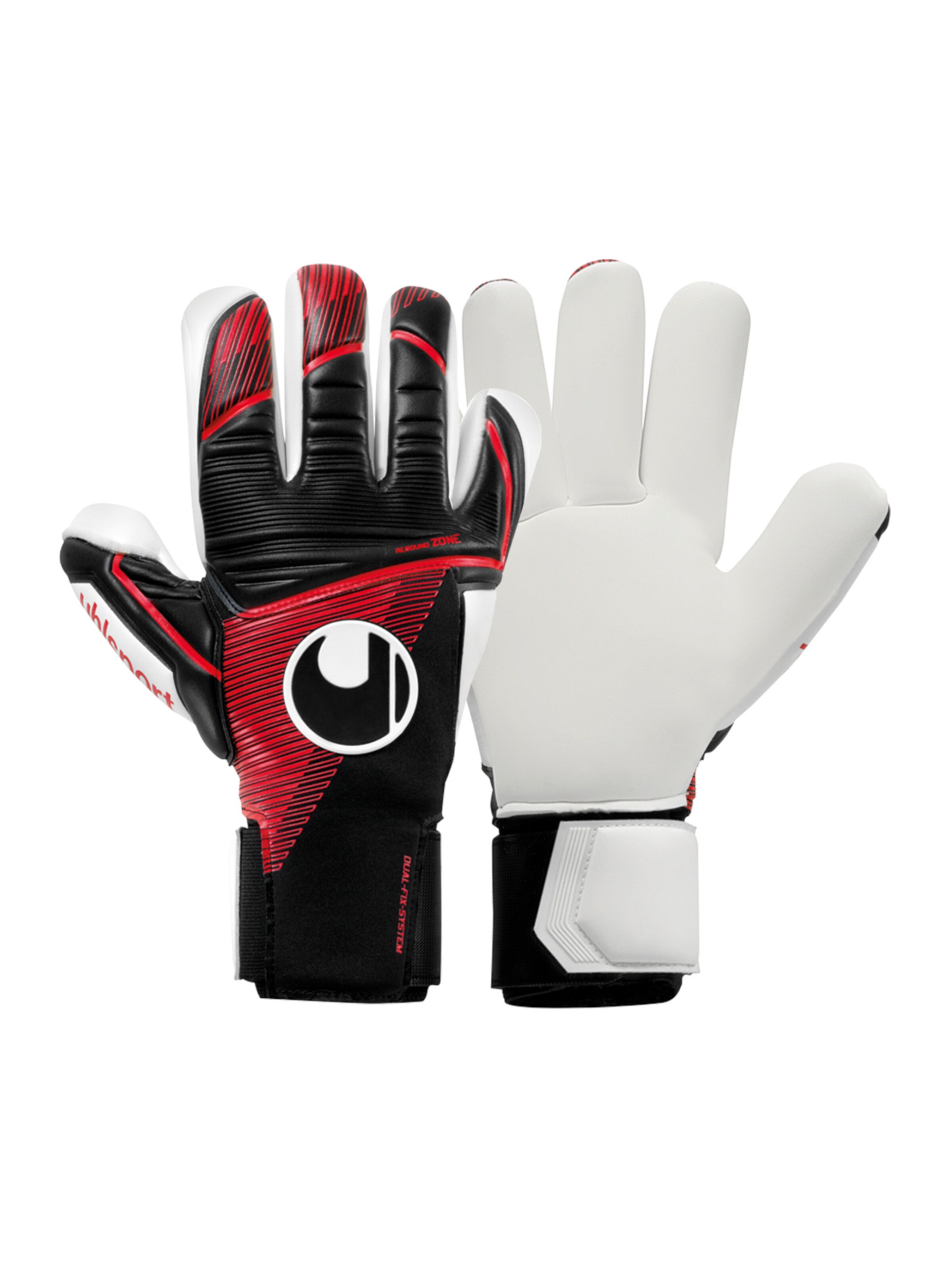 UHLSPORT Sporthandschuhe in Schwarz: Vorderseite