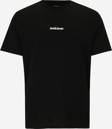 Jack & Jones PlusMajica 'JJMINE' - crna boja: prednji dio