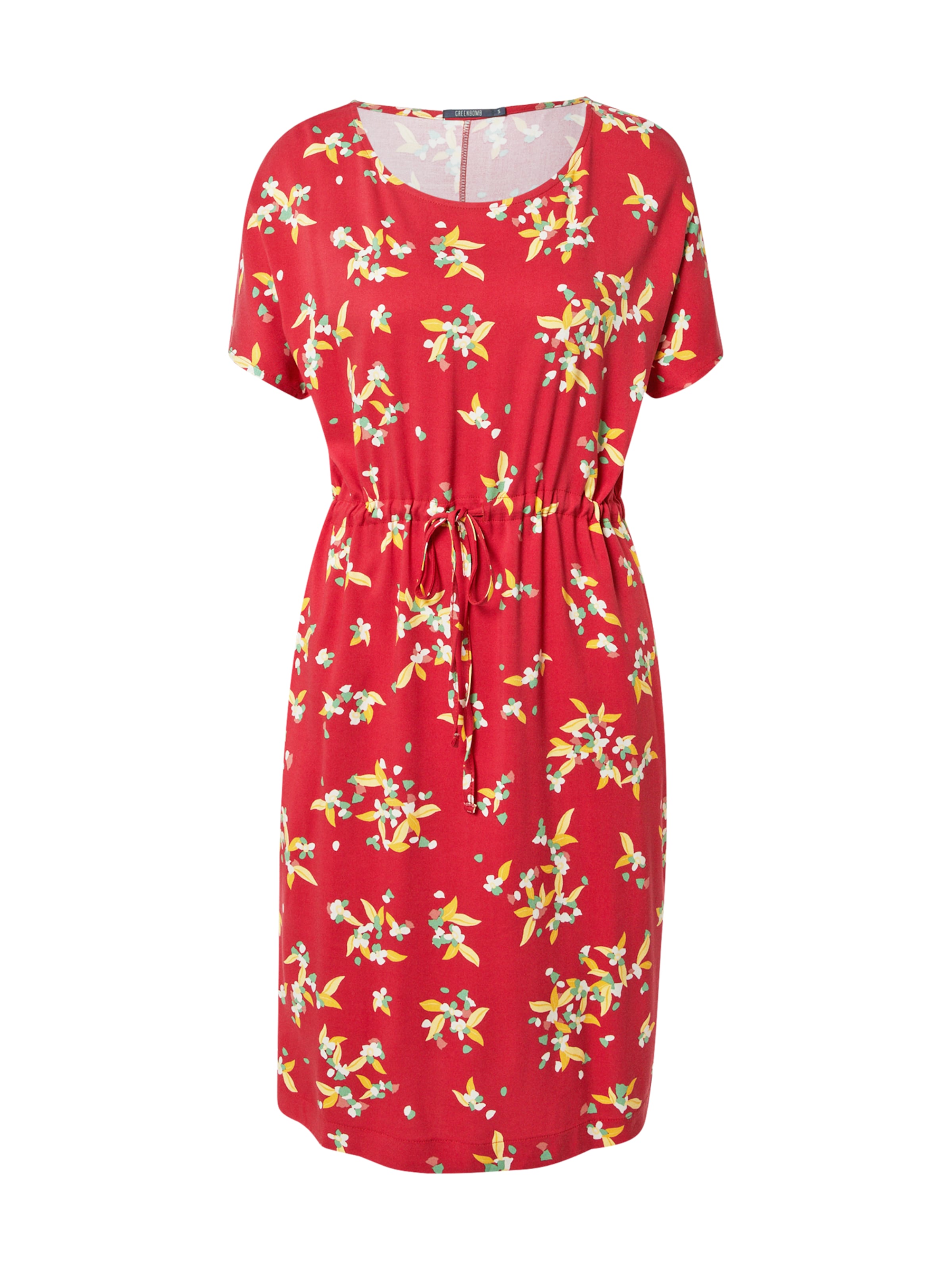 GREENBOMB Φόρεμα σε κόκκινο: μπροστά