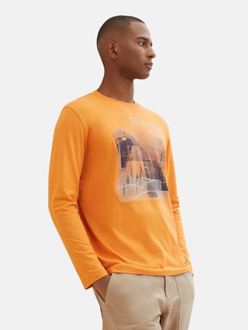 TOM TAILOR Μπλουζάκι σε πορτοκαλί