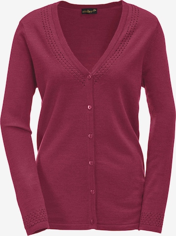 Goldner Knit Cardigan in Red: front