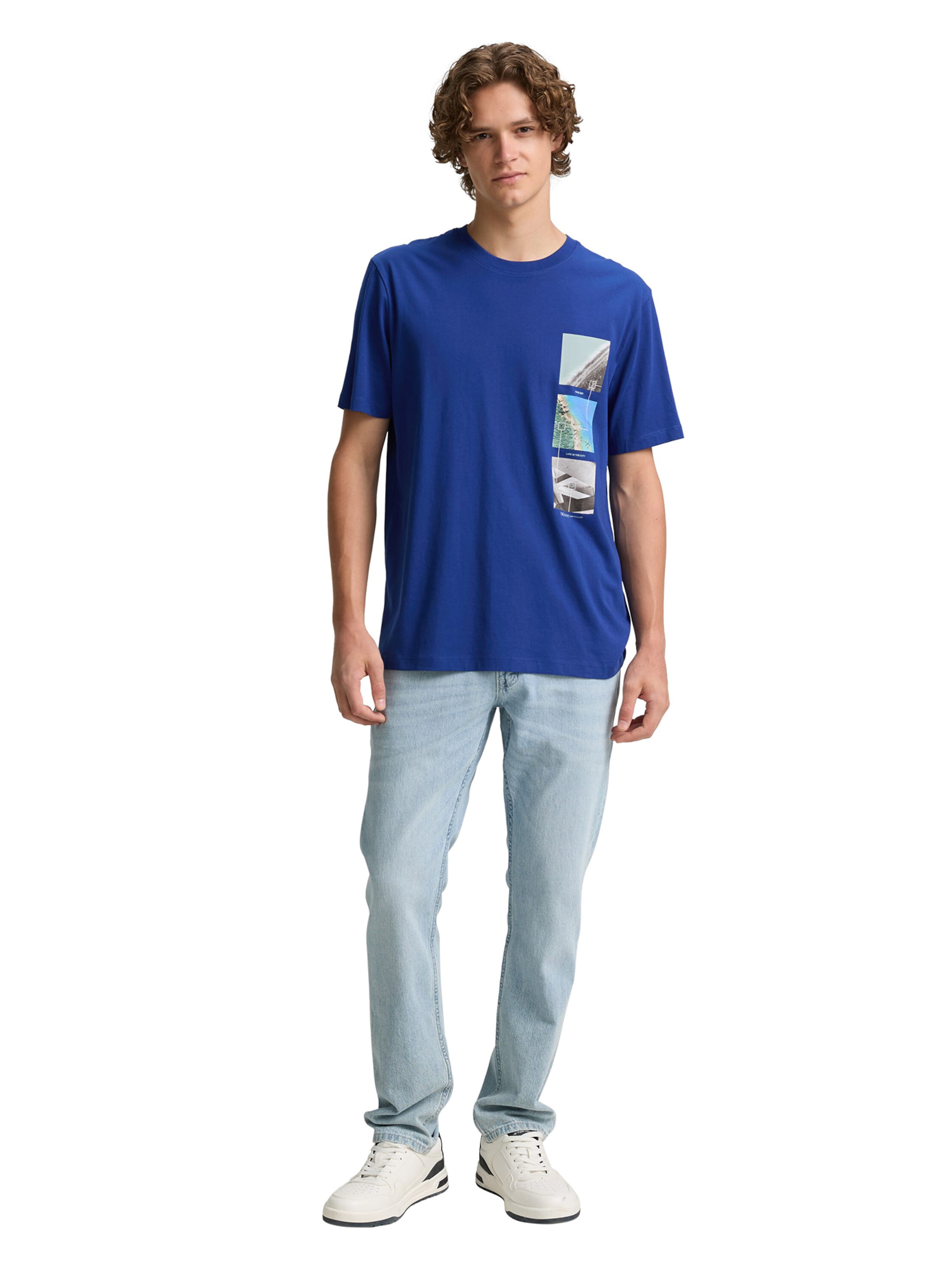 TOM TAILOR DENIM Shirt in Blue