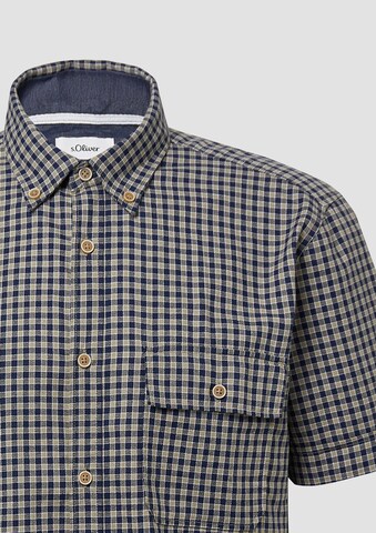 s.Oliver Regular Fit Hemd in Blau