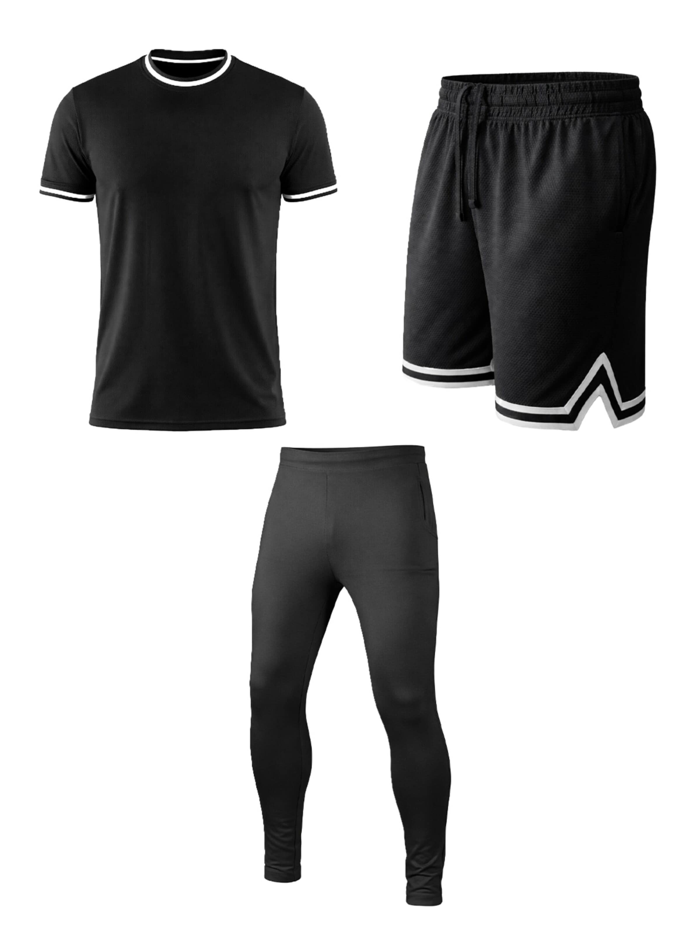 PANTONECLO - Ropa deportiva 'Flex' en negro: frente