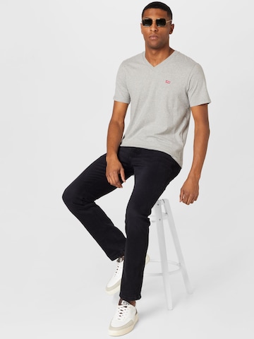 LEVI'S ® - Camisa 'Original HM Vneck' em cinzento