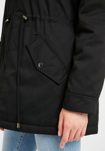 Fransa Between-Seasons Parka 'FRLASUM' in Black