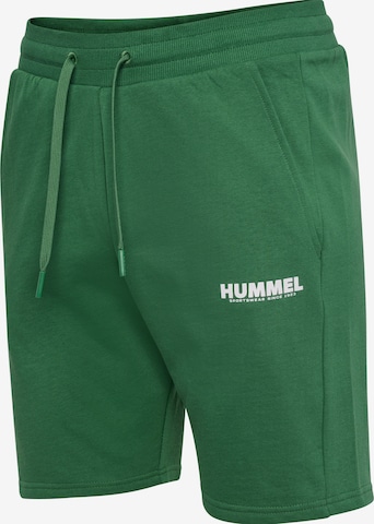 Regular Pantalon de sport 'LEGACY' Hummel en vert : devant