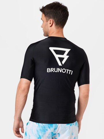 Tricou funcțional 'Surflino' de la BRUNOTTI pe negru