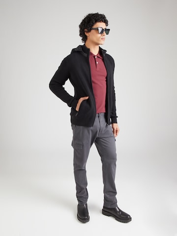 INDICODE JEANS Strickjacke 'Georjes' in Schwarz