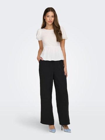 ONLY Wide leg Trousers 'THYRA' in Black