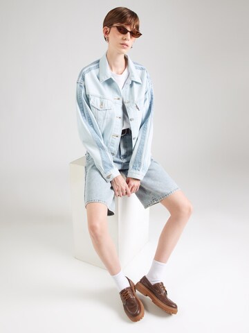 Veste mi-saison 'Shrunken 90's Stripe Trucker Jacket' LEVI'S ® en bleu