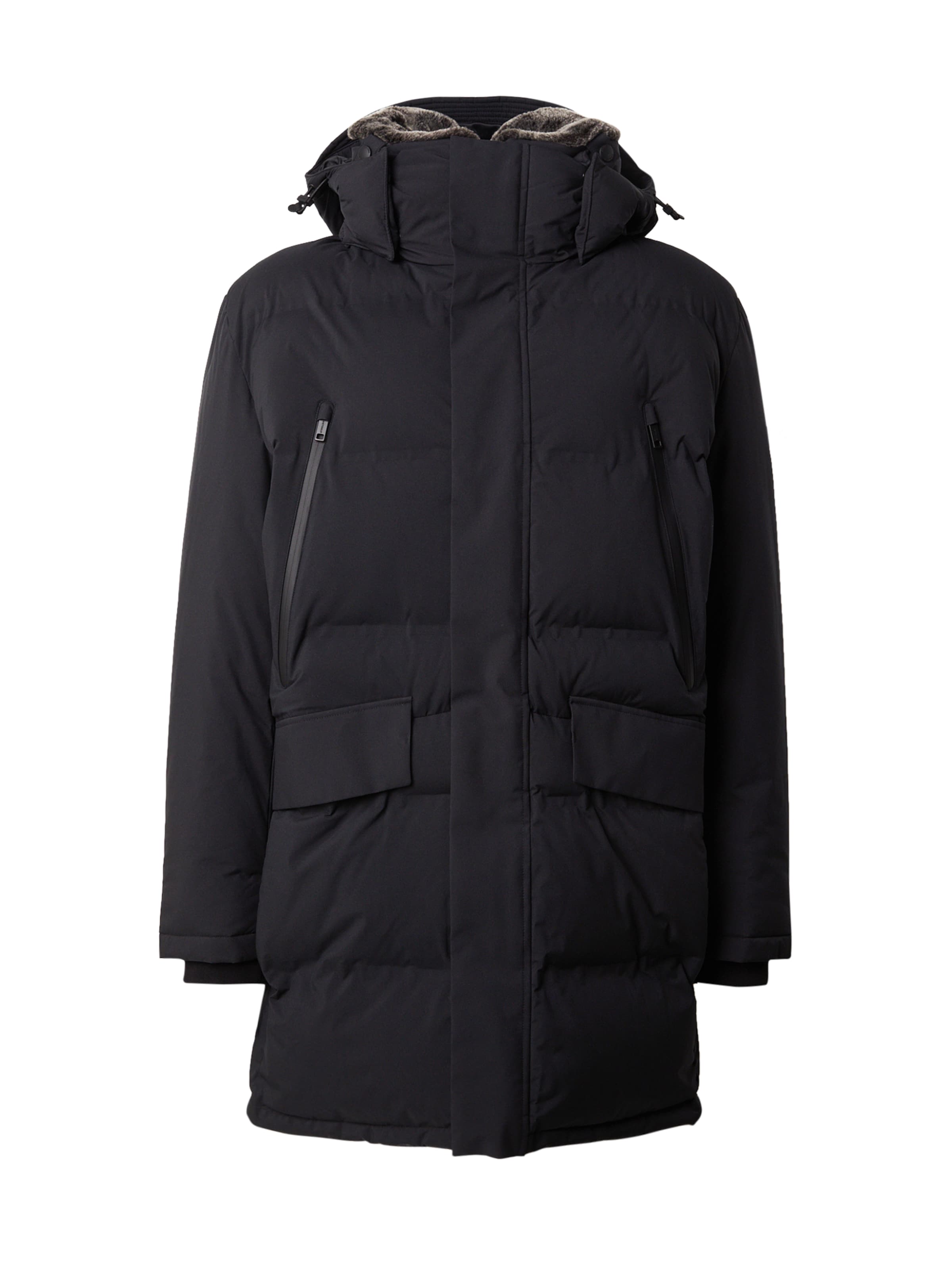 STRELLSON Winter coat '11 Ambience' in Black: front