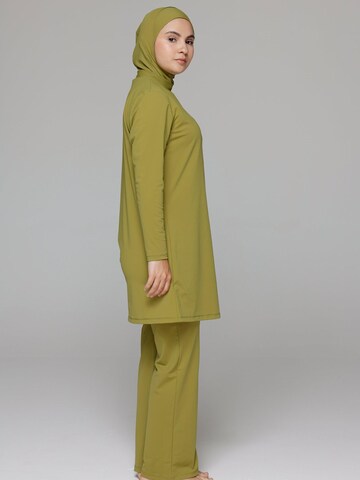 SIYA Swimwear High neck Badeanzug 'South - Covered' in Grün