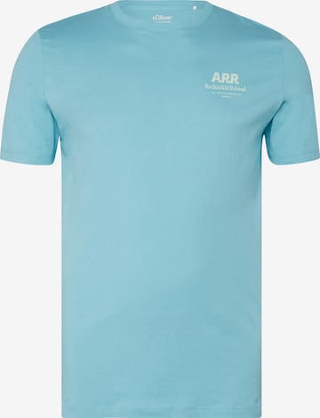 s.Oliver Shirt in Blauw: voorkant