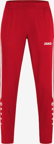 JAKO Workout Pants in Red: front