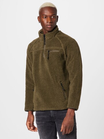 Pull-over Brandit en vert : devant