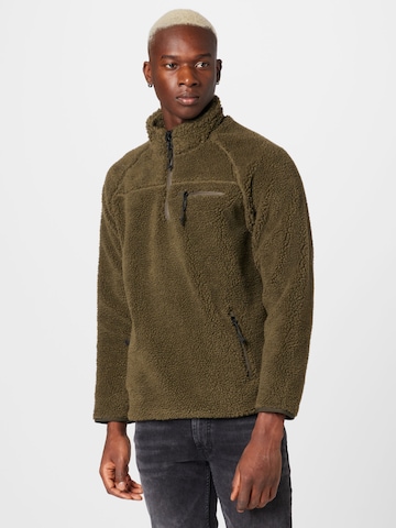 Brandit Sweater in Green: front