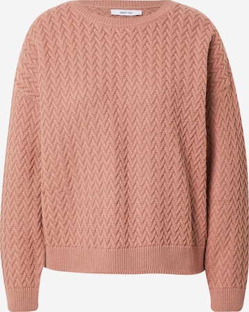 ABOUT YOU Sweater 'Layla' in Pink: front