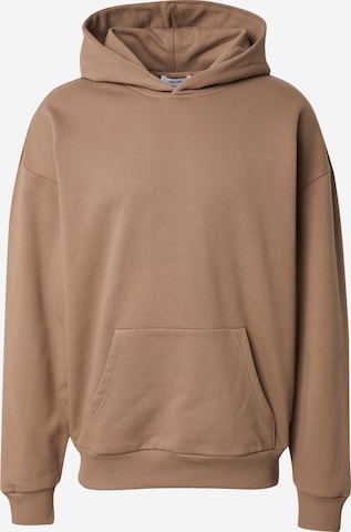 Sweat-shirt 'Sebastian' DAN FOX APPAREL en marron : devant
