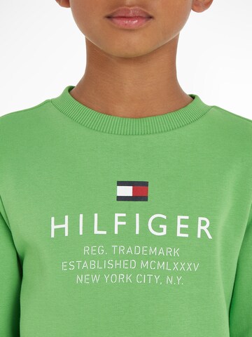 Sweat TOMMY HILFIGER en vert