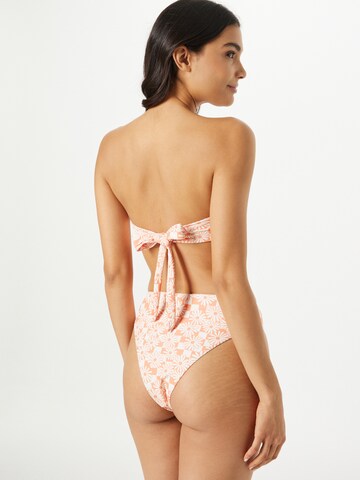 Nasty Gal Bandeau Bikini in Orange