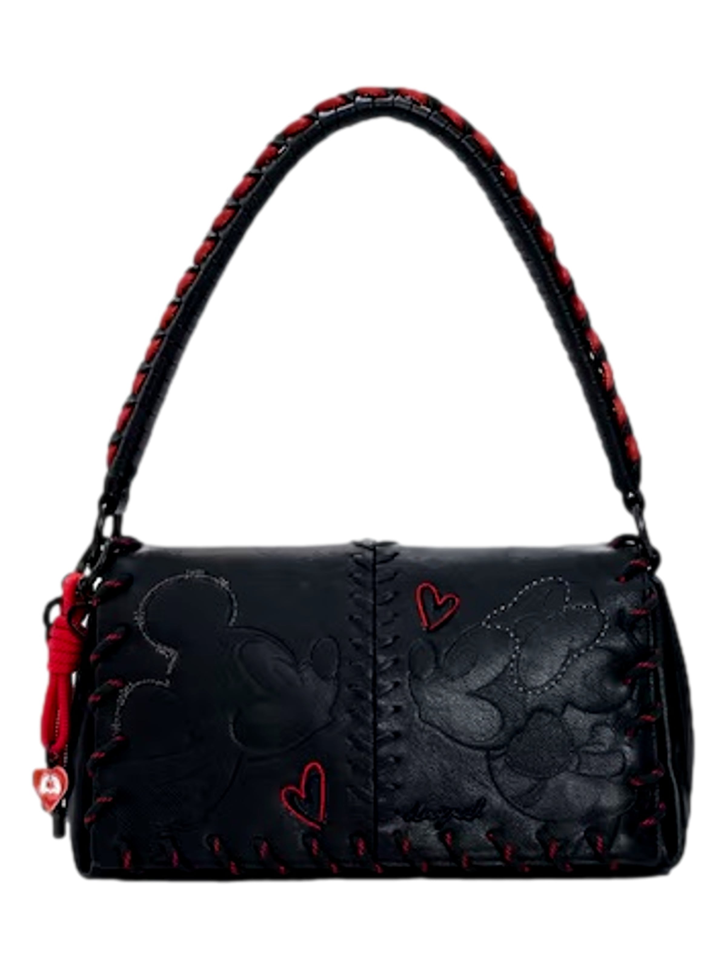 Desigual - Malas de tiracolo 'All Mickey Naron Medi ' em preto: frente