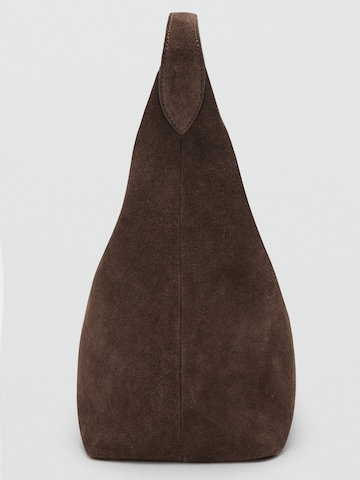 MANGO Shoulder Bag 'Curro' in Brown