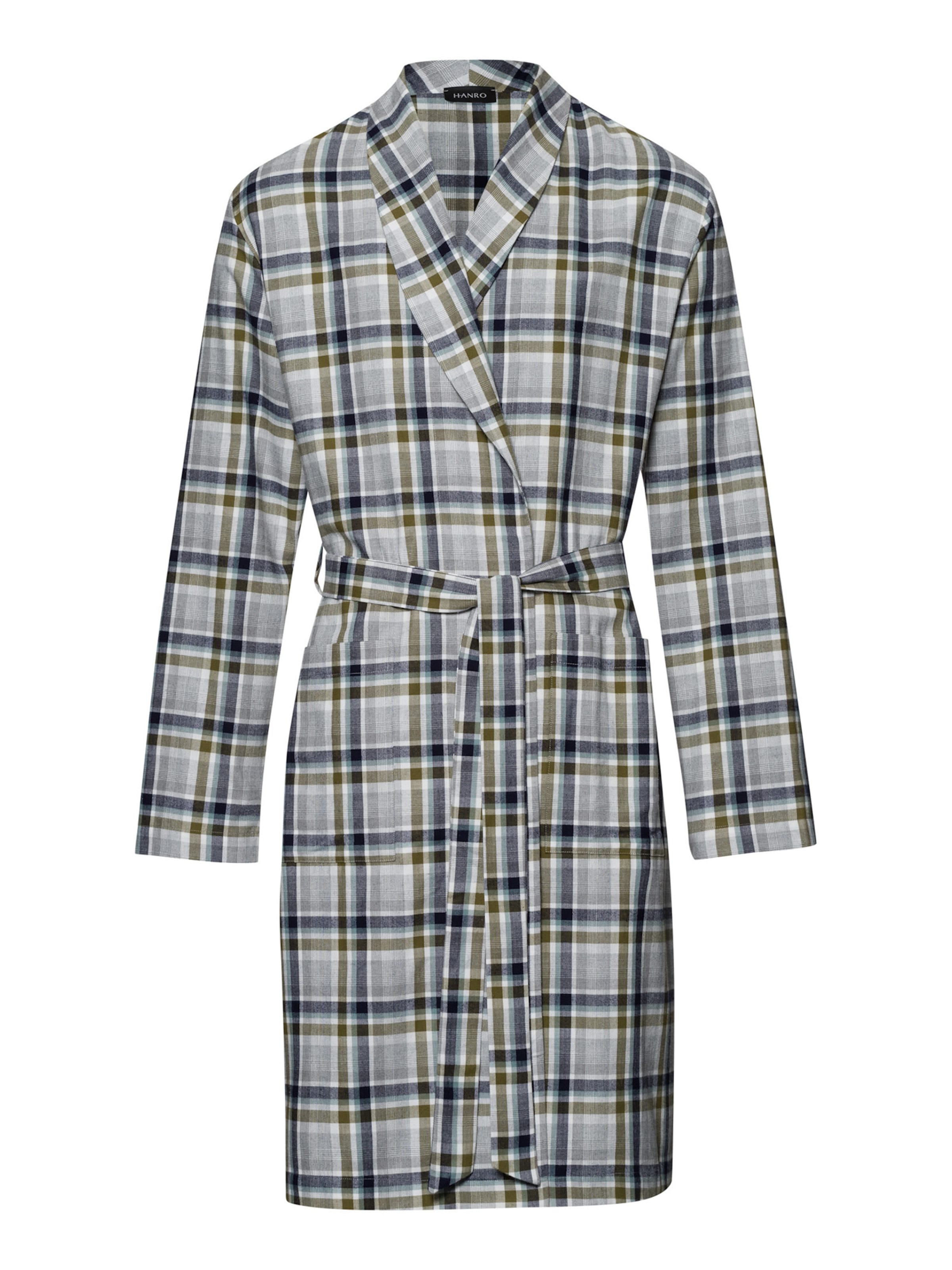 Peignoir long ' Cozy Comfort ' Hanro en gris : devant