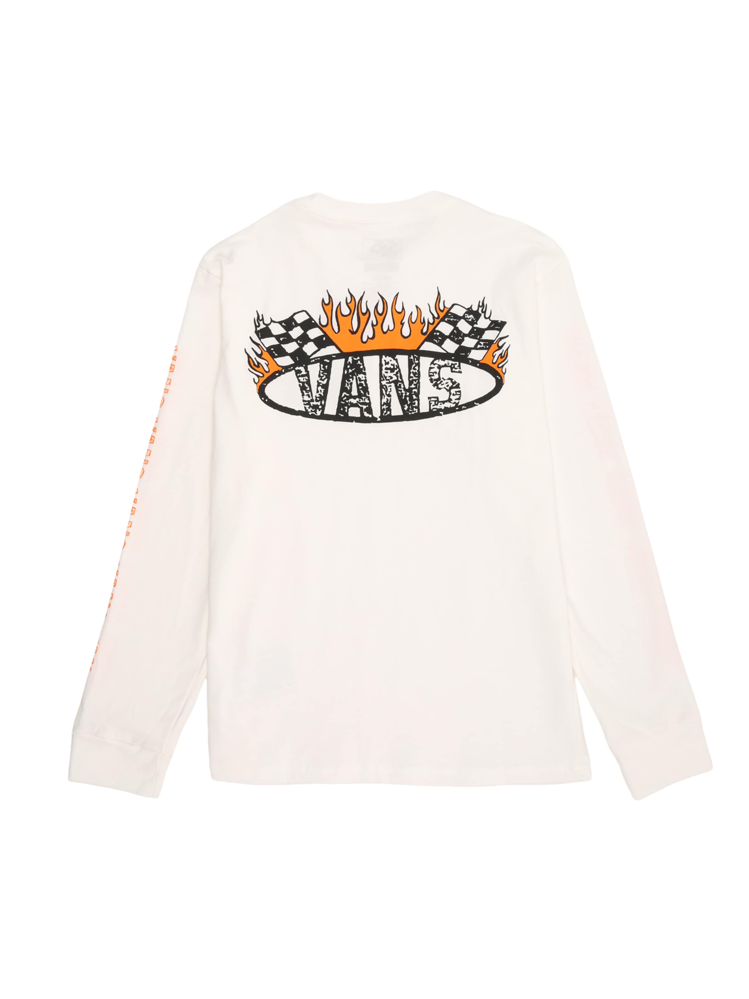 VANS Shirt 'RACING FLAMES' in White