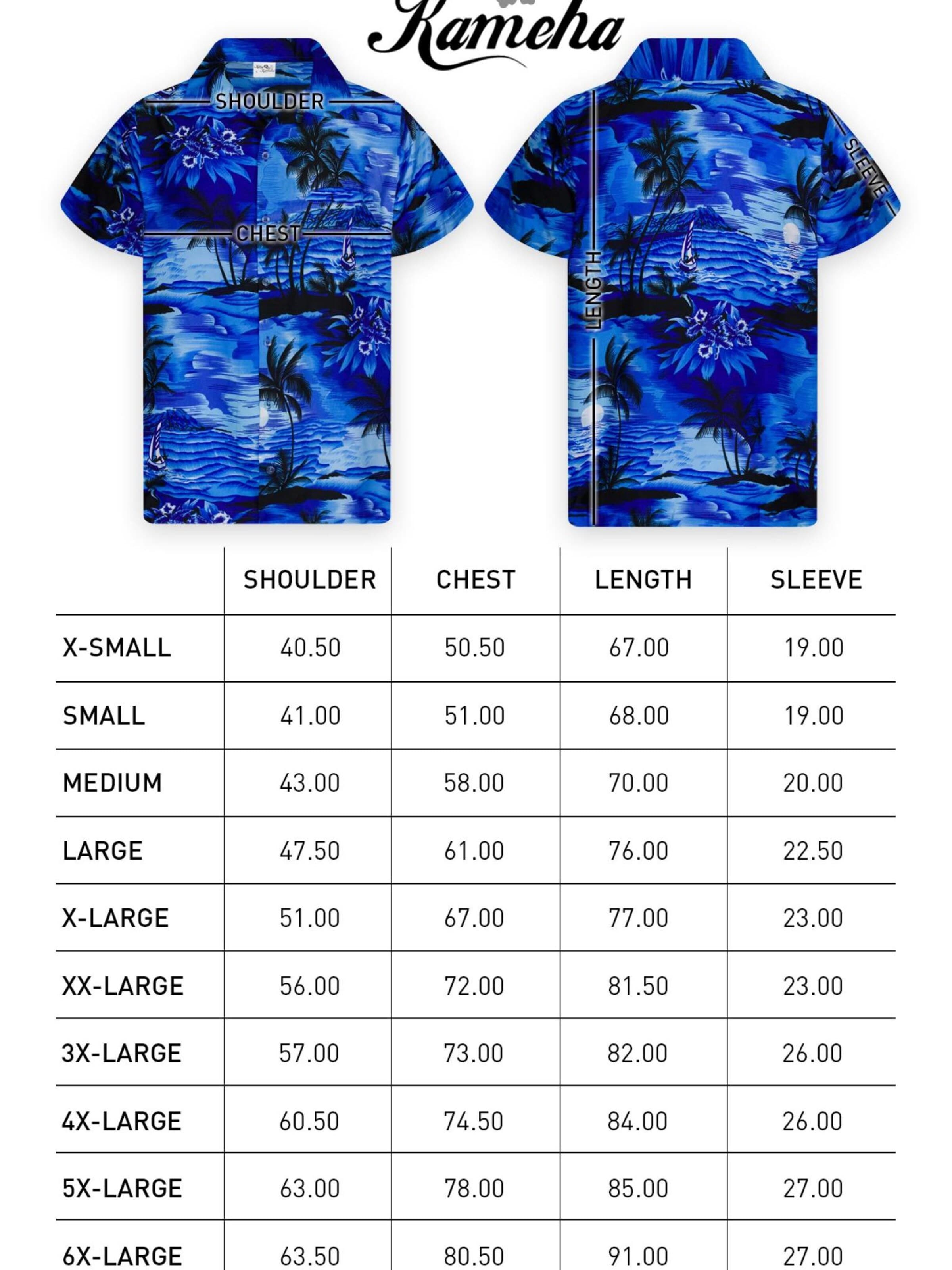 King Kameha Shirt 'Surf' in Blauw